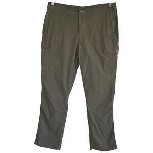 Clothing Arts Womens Pick Pocket Proof Pants Khaki‎ Green Size 12 Petite Travel